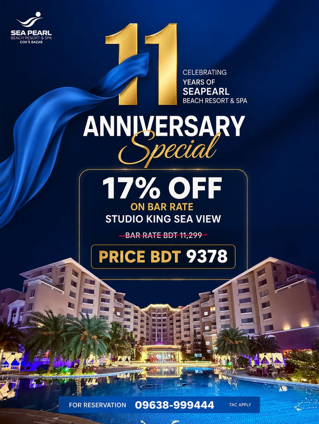 𝗖𝗲𝗹𝗲𝗯𝗿𝗮𝘁𝗲 𝟭𝟭 𝗬𝗲𝗮𝗿𝘀 𝗼𝗳 𝗦𝗲𝗮 𝗣𝗲𝗮𝗿𝗹 𝗕𝗲𝗮𝗰𝗵 𝗥𝗲𝘀𝗼𝗿𝘁 & 𝗦𝗽𝗮 𝘄𝗶𝘁𝗵 𝗼𝘂𝗿 𝗔𝗻𝗻𝗶𝘃𝗲𝗿𝘀𝗮𝗿𝘆 𝗦𝗽𝗲𝗰𝗶𝗮𝗹!